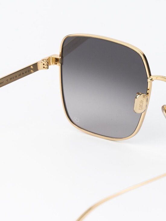 Dior Women Sunglasses Gold Grey Gradient Square Oversized DIORCANNAGE S1U B0A1 main image 10